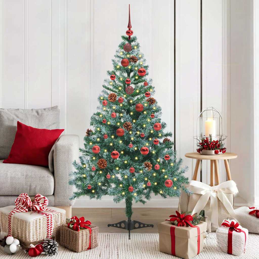 Albero di Natale artificiale Verde 150 cm PVC e Acciaio