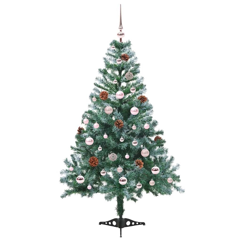 Albero di Natale artificiale Verde 150 cm PVC e Acciaio