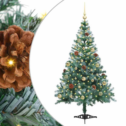 Albero di Natale artificiale Verde 150 cm PVC e Acciaio