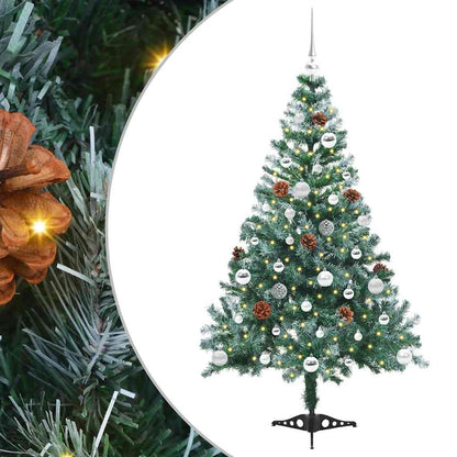 Albero di Natale artificiale Verde 150 cm PVC e Acciaio