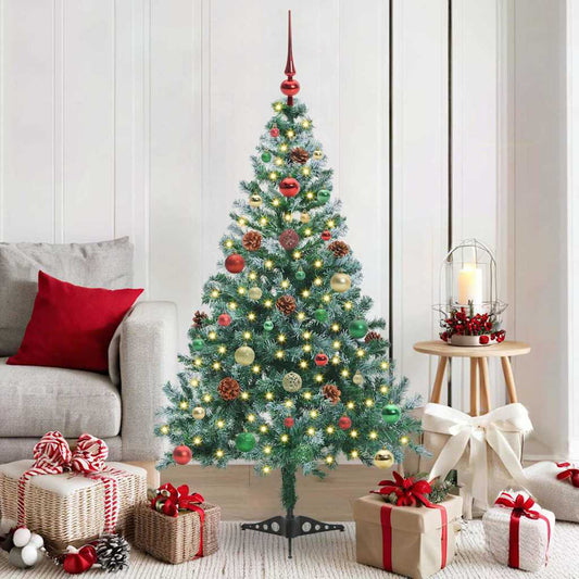 Albero di Natale artificiale Verde 150 cm PVC e Acciaio