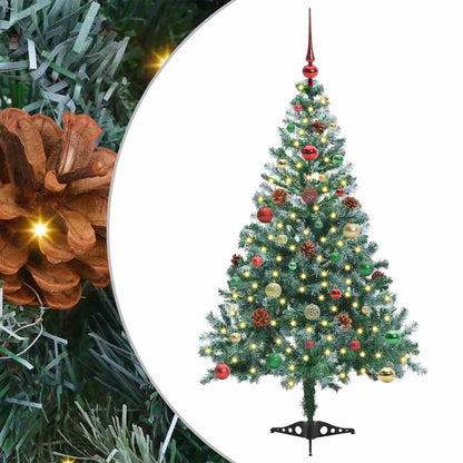 Albero di Natale artificiale Verde 150 cm PVC e Acciaio