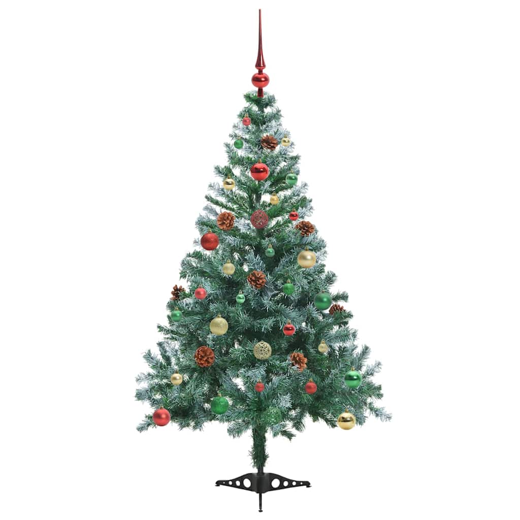 Albero di Natale artificiale Verde 150 cm PVC e Acciaio