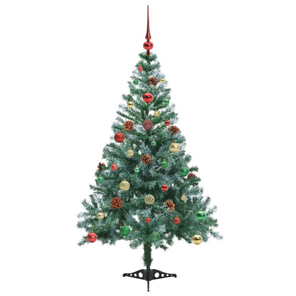 Albero di Natale artificiale Verde 150 cm PVC e Acciaio