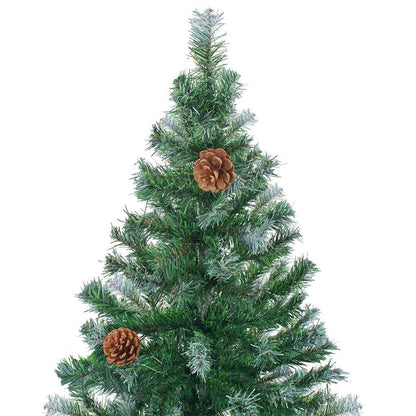 Albero di Natale artificiale Verde 180 cm PVC e Acciaio