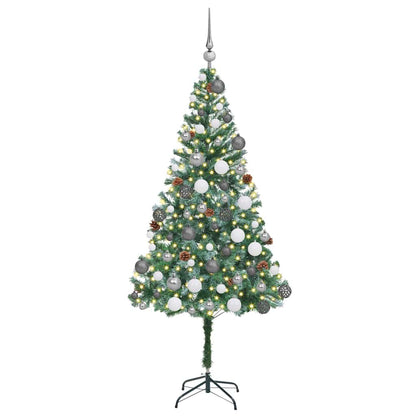 Albero di Natale artificiale Verde 180 cm PVC e Acciaio