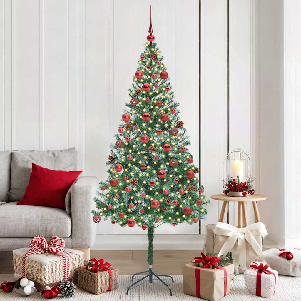 Albero di Natale artificiale Verde 180 cm PVC e Acciaio