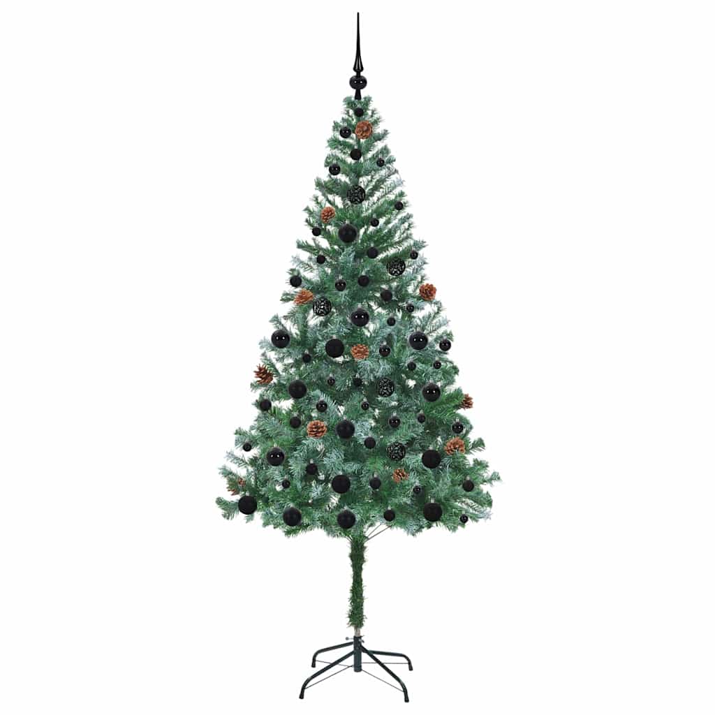 Albero di Natale artificiale Verde 180 cm PVC e Acciaio