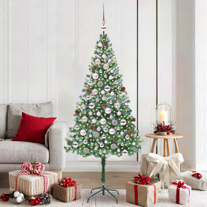 Albero di Natale artificiale Verde 180 cm PVC e Acciaio