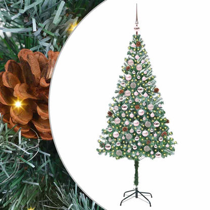 Albero di Natale artificiale Verde 180 cm PVC e Acciaio