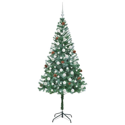 Albero di Natale artificiale Verde 180 cm PVC e Acciaio