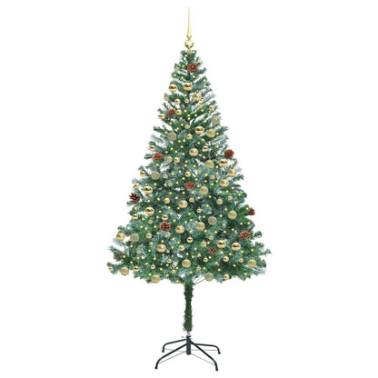 Albero di Natale artificiale Verde 180 cm PVC e Acciaio