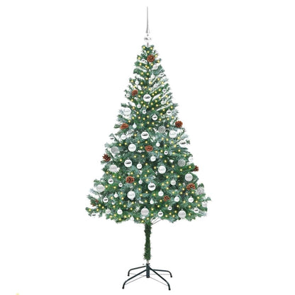 Albero di Natale artificiale Verde 180 cm PVC e Acciaio