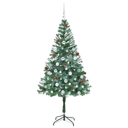 Albero di Natale artificiale Verde 180 cm PVC e Acciaio