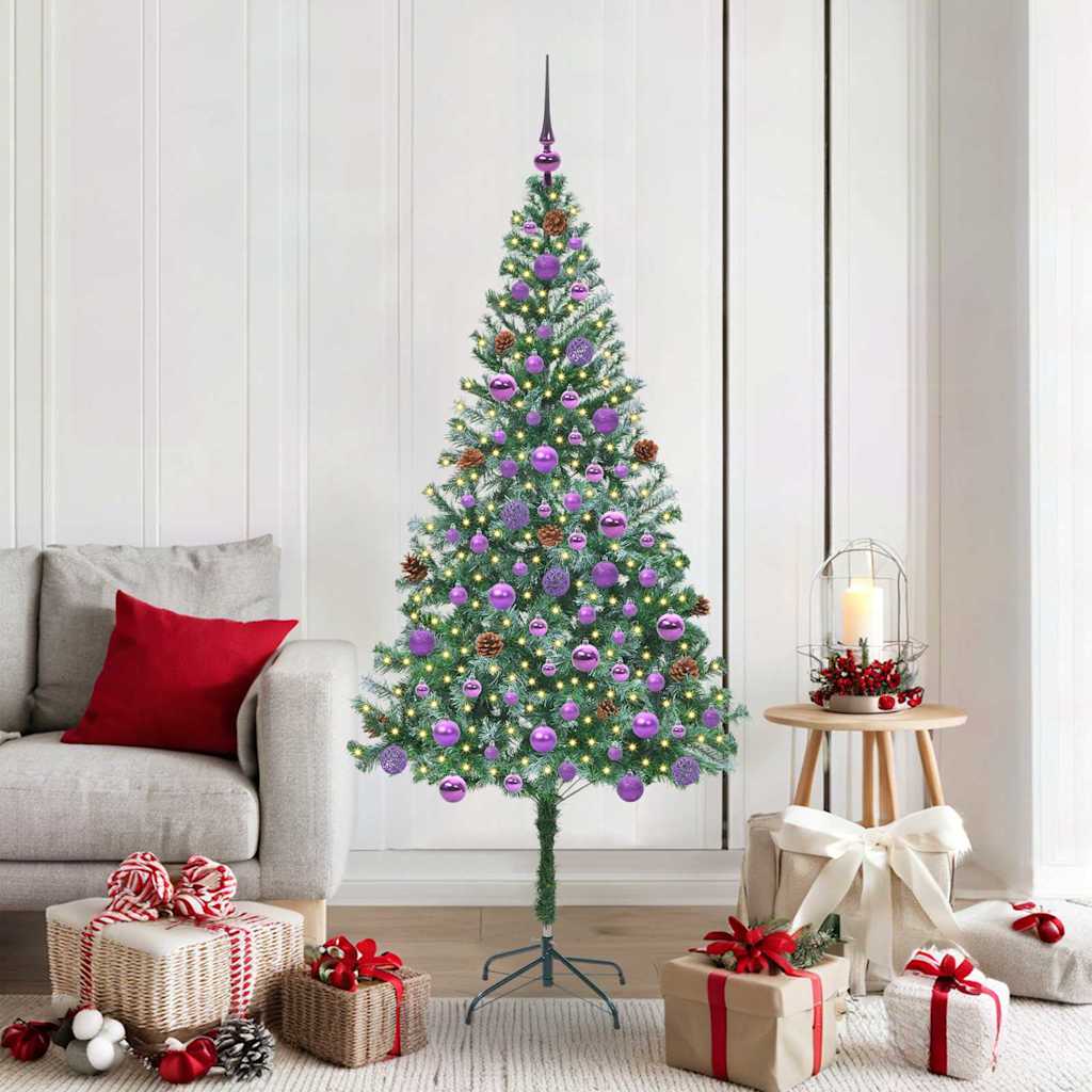 Albero di Natale artificiale Verde 180 cm PVC e Acciaio
