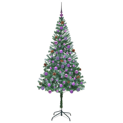 Albero di Natale artificiale Verde 180 cm PVC e Acciaio
