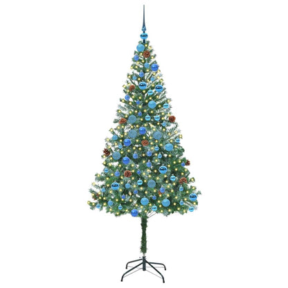 Albero di Natale artificiale Verde 180 cm PVC e Acciaio