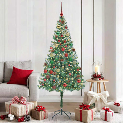 Albero di Natale artificiale Verde 180 cm PVC e Acciaio