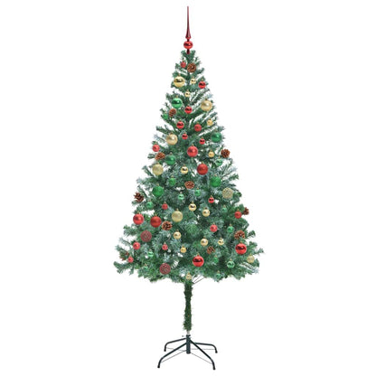 Albero di Natale artificiale Verde 180 cm PVC e Acciaio
