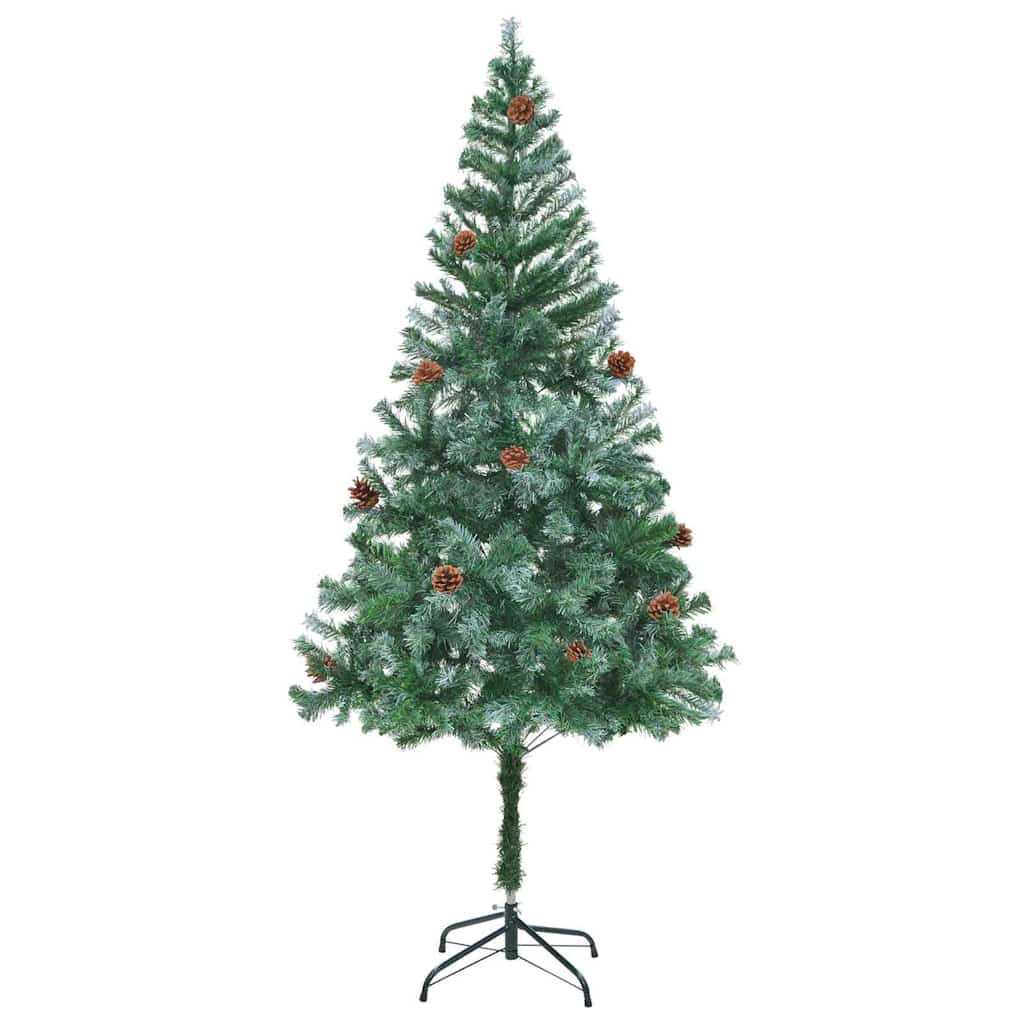 Albero di Natale artificiale Verde 180 cm PVC e Acciaio