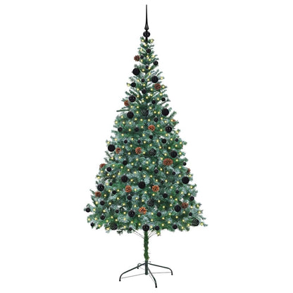 Albero di Natale artificiale Verde 210 cm PVC e Acciaio
