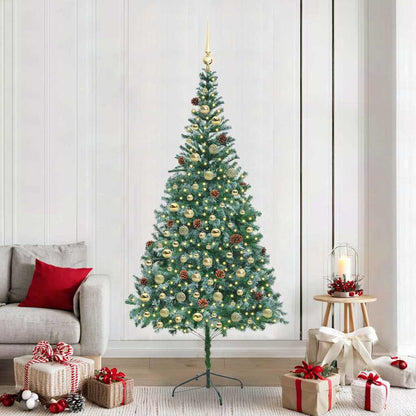 Albero di Natale artificiale Verde 210 cm PVC e Acciaio