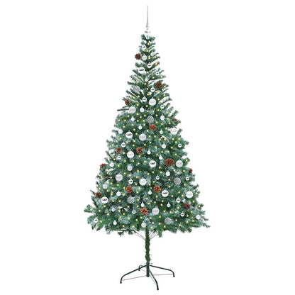 Albero di Natale artificiale Verde 210 cm PVC e Acciaio