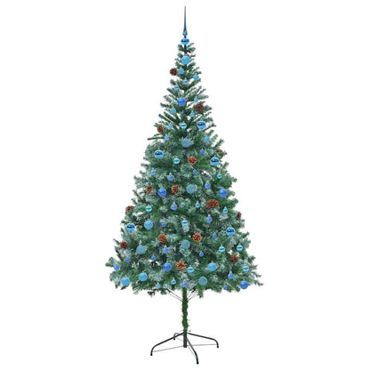 Albero di Natale artificiale Verde 210 cm PVC e Acciaio