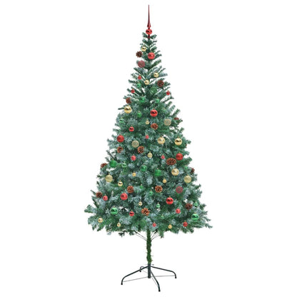 Albero di Natale artificiale Verde 210 cm PVC e Acciaio