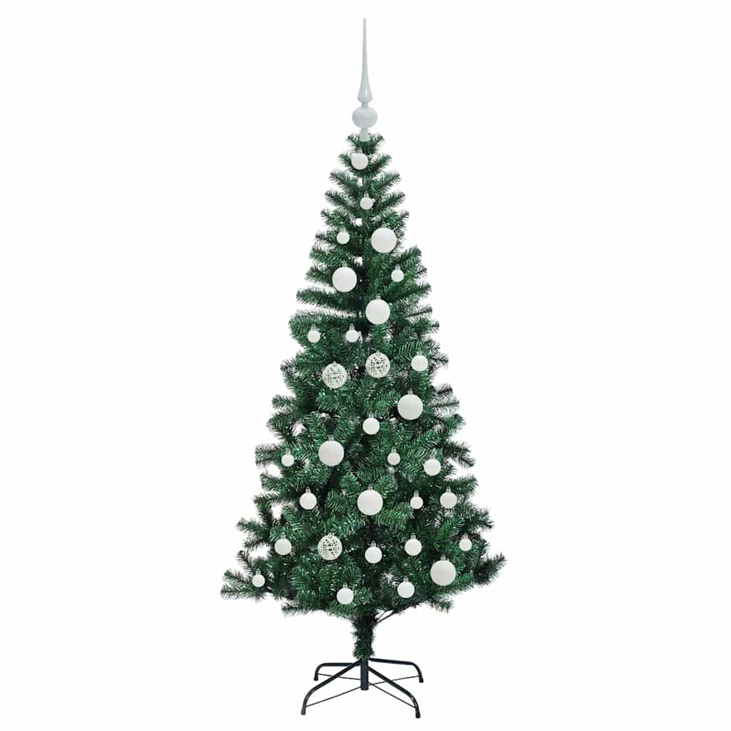 Albero di Natale artificiale con luci integrate Verde 120 cm | homemem39