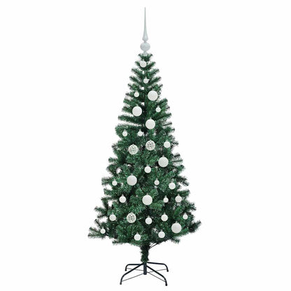 Albero di Natale artificiale con luci integrate Verde 120 cm | homemem39
