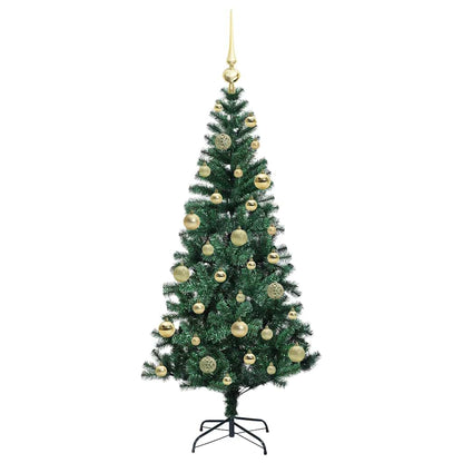 Albero di Natale artificiale con luci integrate Verde 120 cm