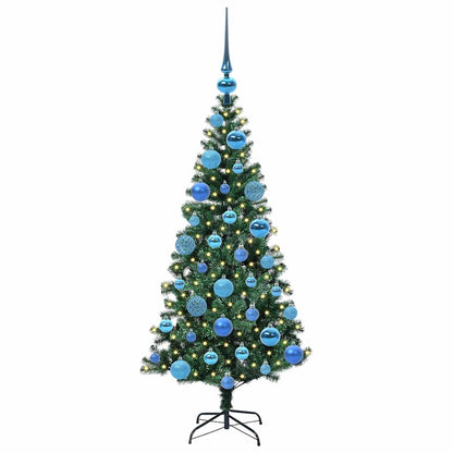 Albero di Natale artificiale con luci integrate Verde 120 cm