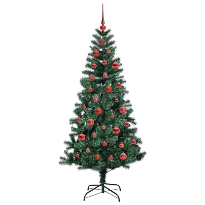 Albero di Natale artificiale con luci integrate Verde 150 cm