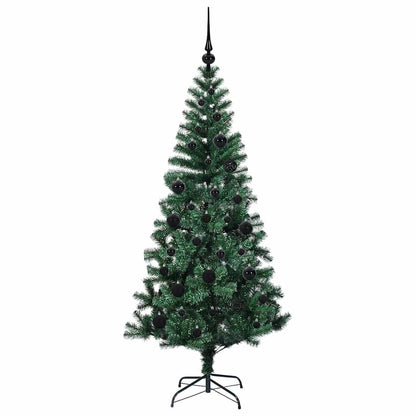 Albero di Natale artificiale con luci integrate Verde 150 cm