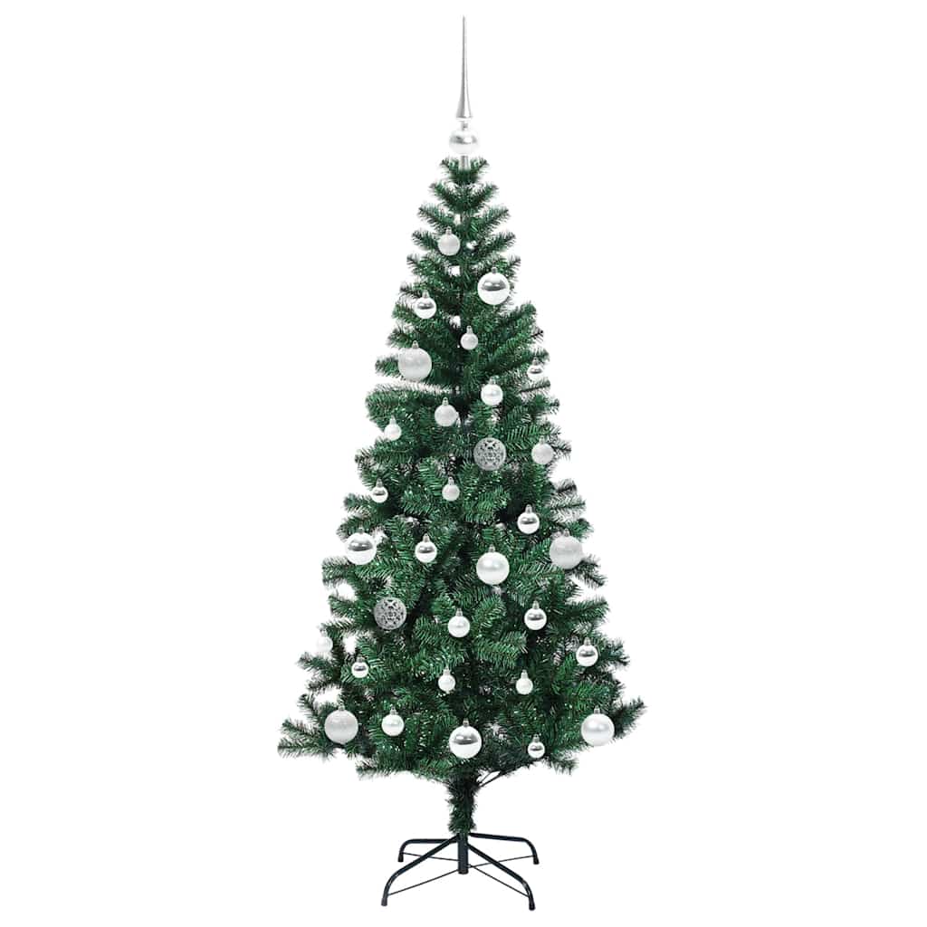 Albero di Natale artificiale con luci integrate Verde 150 cm