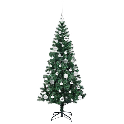 Albero di Natale artificiale con luci integrate Verde 150 cm