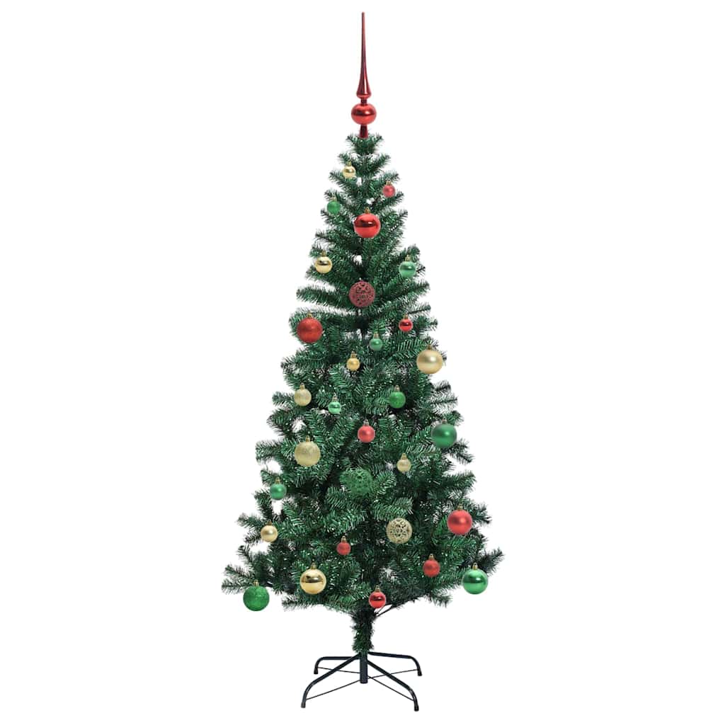 Albero di Natale artificiale con luci integrate Verde 150 cm