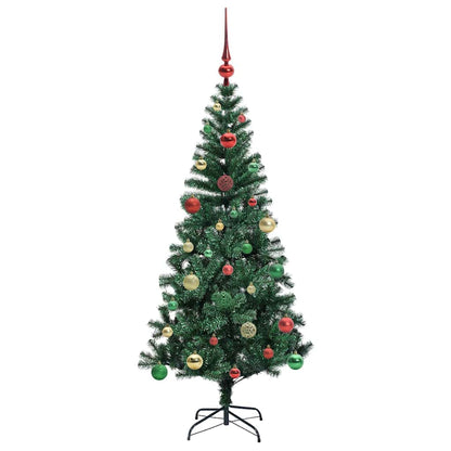 Albero di Natale artificiale con luci integrate Verde 150 cm