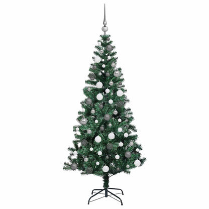 Albero di Natale artificiale con luci integrate Verde 180 cm