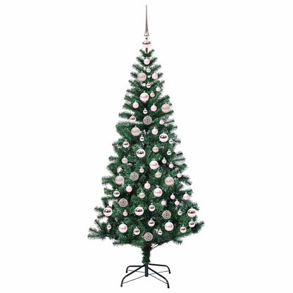 Albero di Natale artificiale con luci integrate Verde 180 cm