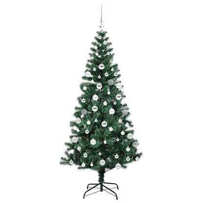 Albero di Natale artificiale con luci integrate Verde 180 cm