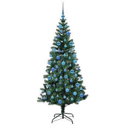 Albero di Natale artificiale con luci integrate Verde 180 cm