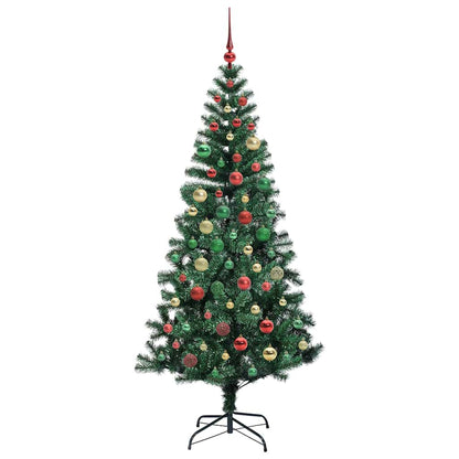 Albero di Natale artificiale con luci integrate Verde 180 cm