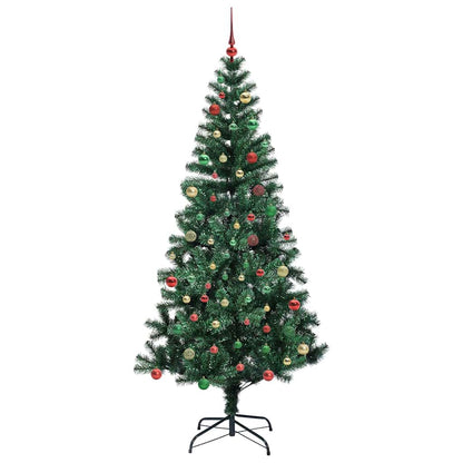 Albero di Natale artificiale con luci integrate Verde 210 cm