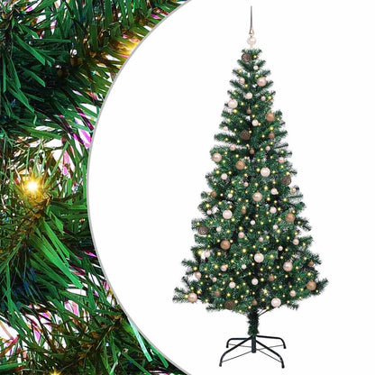 Albero di Natale artificiale con luci integrate Verde 240 cm