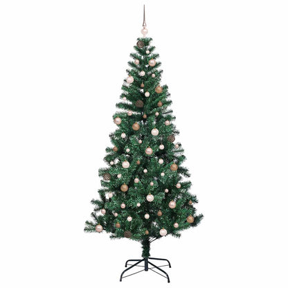 Albero di Natale artificiale con luci integrate Verde 240 cm