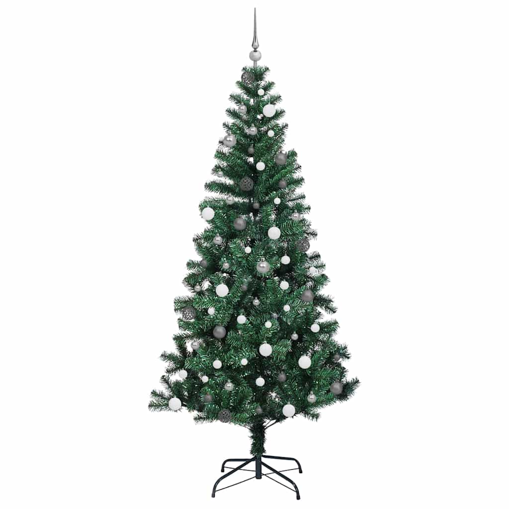Albero di Natale artificiale con luci integrate Verde 240 cm