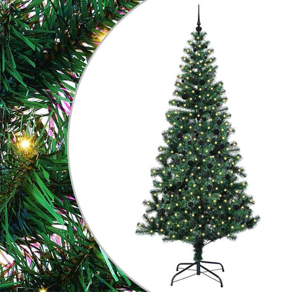 Albero di Natale artificiale con luci integrate Verde 240 cm
