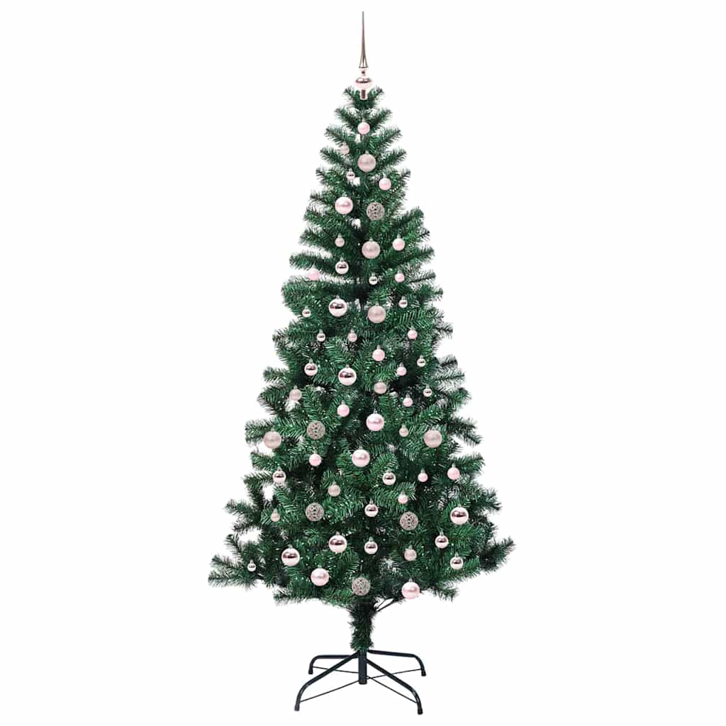 Albero di Natale artificiale con luci integrate Verde 240 cm